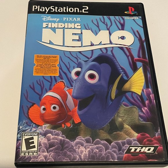 Disney Pixar FInding Nemo The Game PS2 Playstation 2 Complete in Box - Picture 1 of 3